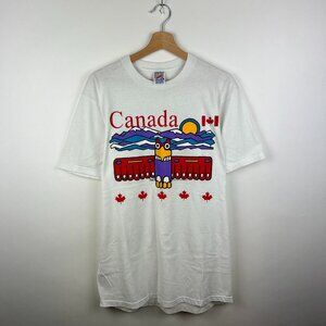 Vintage 1993 Canada Graphic T-Shirt Made in USA